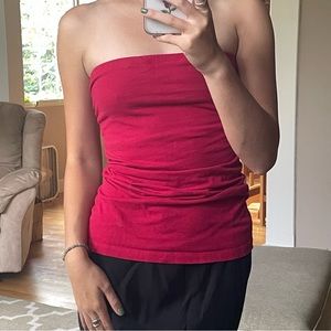 Wet Seal Red Tube Top